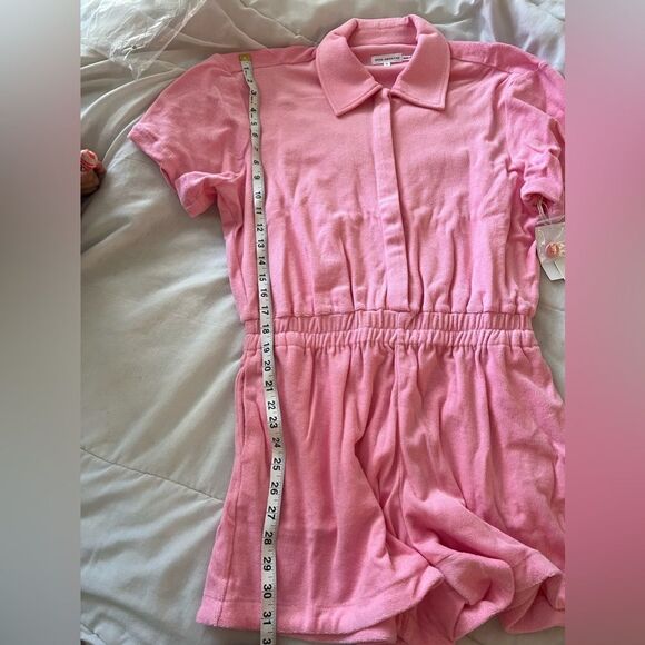 “Barbie” Good American terry pink romper (med) - Picture 3 of 6